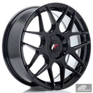 JR Wheels JR18 17x7 ET20-40 4H BLANK Gloss Black