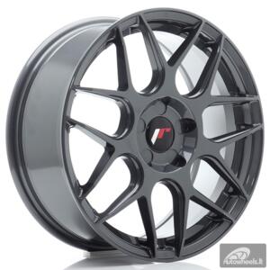 JR Wheels JR18 17x7 ET20-40 5H BLANK Hyper Gray