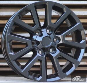 Ratlankis R17x7.5  6X139.7  ET  25  106.1  B1072  (BK5881)  Black Half Matt (BLHM)  For TOYOT  (P+Z4)
