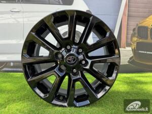 Ratlankis R17x7.5  6X139.7  ET  25  106.1  B1072  (BK5881)  Black Half Matt (BLHM)  For TOYOT  (Z4)