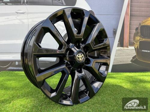 Ratlankis R17x7.5  6X139.7  ET  25  106.1  B1072  (BK5881)  Black Half Matt (BLHM)  For TOYOT  (Z4)