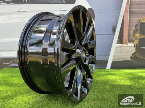 Ratlankis R17x7.5  6X139.7  ET  25  106.1  B1072  (BK5881)  Black Half Matt (BLHM)  For TOYOT  (Z4)