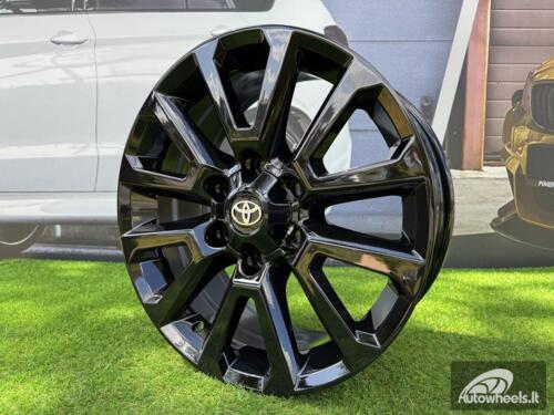 Ratlankis R17x7.5  6X139.7  ET  25  106.1  B1072  (BK5881)  Black Half Matt (BLHM)  For TOYOT  (Z4)