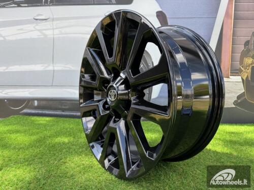 Ratlankis R17x7.5  6X139.7  ET  25  106.1  B1072  (BK5881)  Black Half Matt (BLHM)  For TOYOT  (Z4)