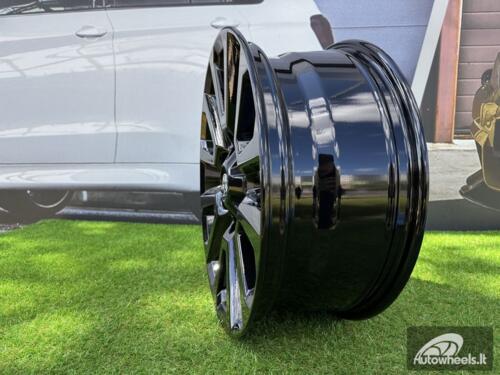 Ratlankis R17x7.5  6X139.7  ET  25  106.1  B1072  (BK5881)  Black Half Matt (BLHM)  For TOYOT  (Z4)