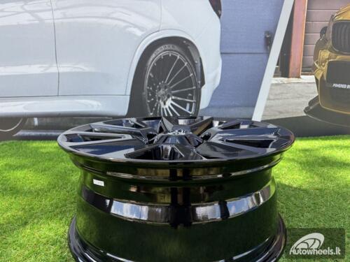 Ratlankis R17x7.5  6X139.7  ET  25  106.1  B1072  (BK5881)  Black Half Matt (BLHM)  For TOYOT  (Z4)