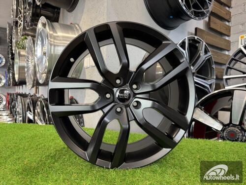 Ratlankis R17x7  5X127  ET  40  71.6  B5883  Black Half Matt (BLHM)  For RACIN  (K2+R)