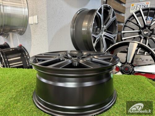Ratlankis R17x7  5X127  ET  40  71.6  B5883  Black Half Matt (BLHM)  For RACIN  (K2+R)