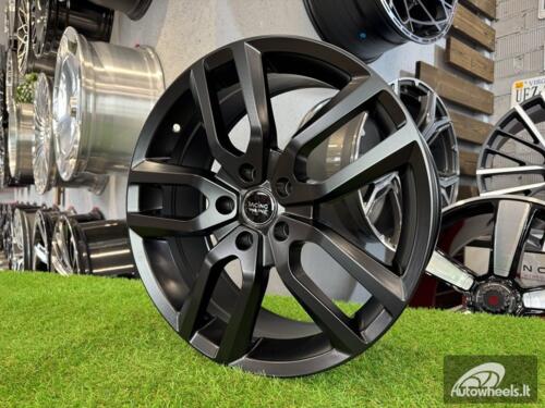 Ratlankis R17x7  5X127  ET  40  71.6  B5883  Black Half Matt (BLHM)  For RACIN  (P)