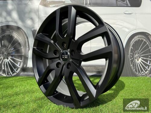 Ratlankis R17x7  5X98  ET  41  58.1  B5883  Black Half Matt (BLHM)  For RACIN  (Z7)