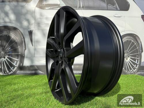 Ratlankis R17x7  5X98  ET  41  58.1  B5883  Black Half Matt (BLHM)  For RACIN  (Z7)