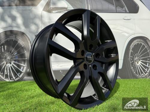 Ratlankis R17x7  5X98  ET  41  58.1  B5883  Black Half Matt (BLHM)  For RACIN  (Z7)