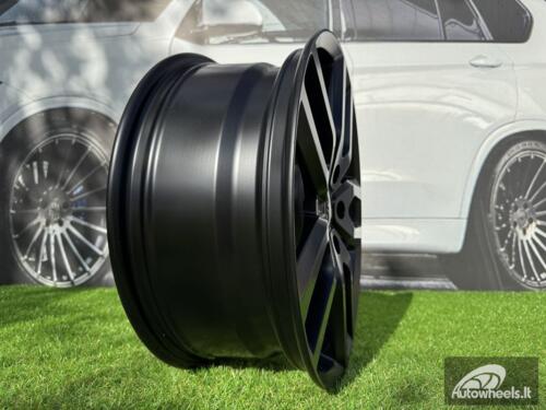 Ratlankis R17x7  5X98  ET  41  58.1  B5883  Black Half Matt (BLHM)  For RACIN  (Z7)