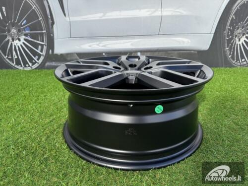 Ratlankis R17x7  5X98  ET  41  58.1  B5883  Black Half Matt (BLHM)  For RACIN  (Z7)