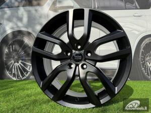 Ratlankis R17x7  5X98  ET  41  58.1  B5883  Black Half Matt (BLHM)  For RACIN  (Z7)