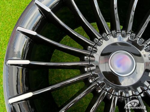 Ratlankis R19x8.5  5X120  ET  20  74.1  BK273  Black Polished (MB)  For BMW  (P+Z7)  (ALPINA Style (Rear+Front))