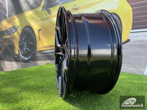 Ratlankis R18x8  5X112  ET  35  66.5  HX041  Black (BL)  For HAXER  (P2+Z3)