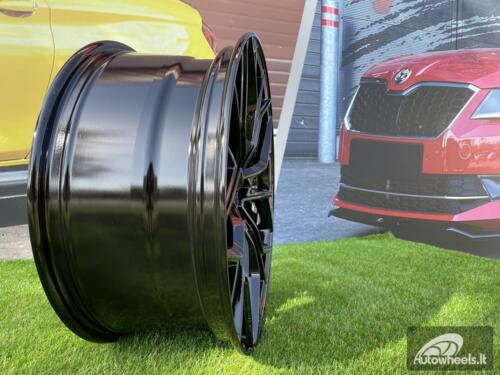 Ratlankis R18x8  5X112  ET  35  66.5  HX041  Black (BL)  For HAXER  (P2+Z3)