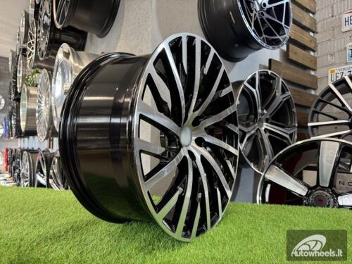 Ratlankis R20x9  5X112  ET  35  66.5  I0368  Black Polished (MB)  For AUD  (P1)