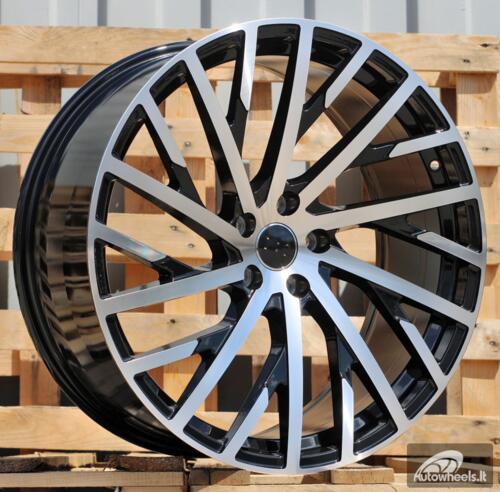 Ratlankis R20x9  5X112  ET  35  66.5  I0368  Black Polished (MB)  For AUD  (P1)