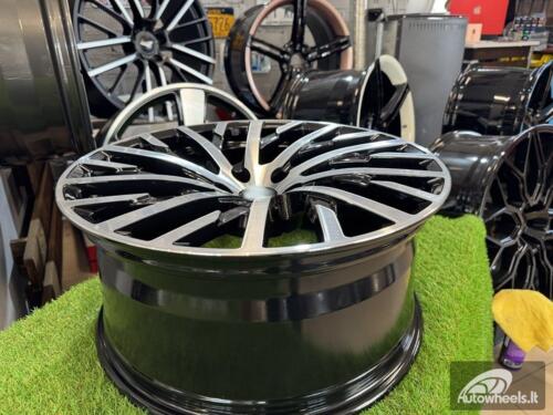 Ratlankis R21x9  5X112  ET  35  66.5  I0368  Black Polished (MB)  For AUD  (P1)  (Audi A8)