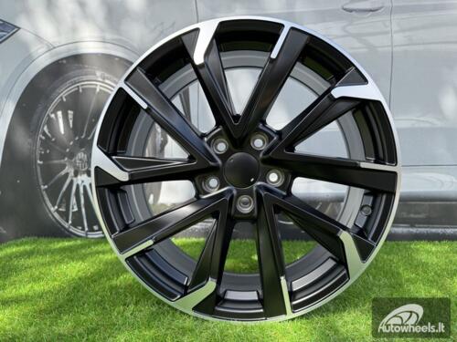 Ratlankis R18x7.5  5X114.3  ET  40  60.1  I5547  Black Polished Half Matt (MBHM)  For TOYOT  (P1)