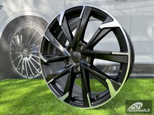 Ratlankis R18x7.5  5X114.3  ET  40  60.1  I5547  Black Polished Half Matt (MBHM)  For TOYOT  (P1)