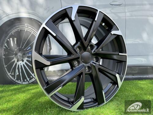 Ratlankis R18x7.5  5X114.3  ET  40  60.1  I5547  Black Polished Half Matt (MBHM)  For TOYOT  (P1)