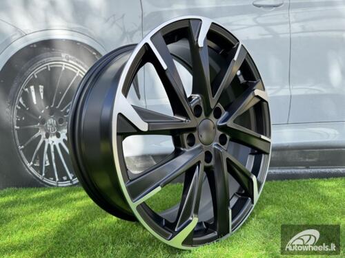 Ratlankis R18x7.5  5X114.3  ET  40  60.1  I5547  Black Polished Half Matt (MBHM)  For TOYOT  (P1)
