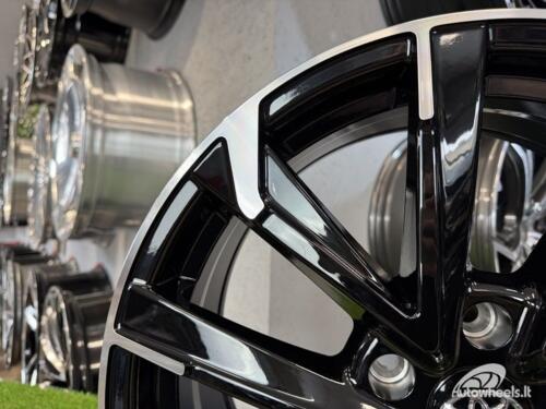 Ratlankis R18x7.5  5X114.3  ET  40  60.1  I5547  Black Polished Half Matt (MBHM)  For TOYOT  (P1)
