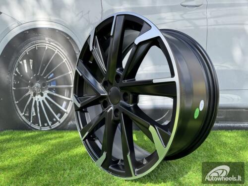 Ratlankis R18x7.5  5X114.3  ET  40  60.1  I5547  Black Polished Half Matt (MBHM)  For TOYOT  (P1+Z5)