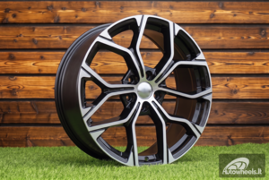 Ratlankis R18x7.5  5X112  ET  51  66.6  A056  Black Polished (MB)  For BMW  (Z6)  (X1/X2)