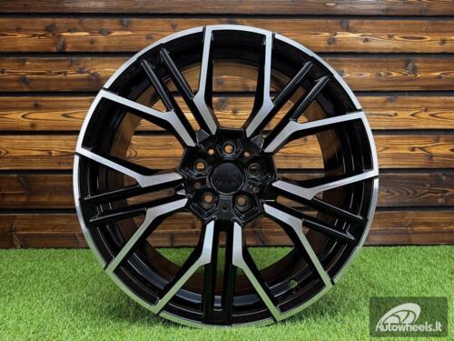 Ratlankis R19x8  5X112  ET  26  66.6  I0405  Black Polished (MB)  For BMW  (Z5+Z3)  (Rear+Front)