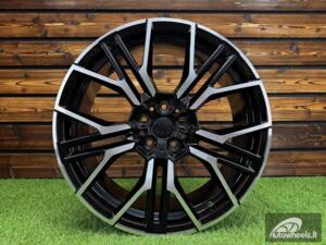 Ratlankis R19x8  5X112  ET  26  66.6  I0405  Black Polished (MB)  For BMW  (Z5+Z3)  (Rear+Front)