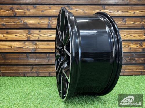 Ratlankis R19x9  5X112  ET  38  66.6  I0405  Black Polished (MB)  For BMW  (Z5)  (Rear+Front)