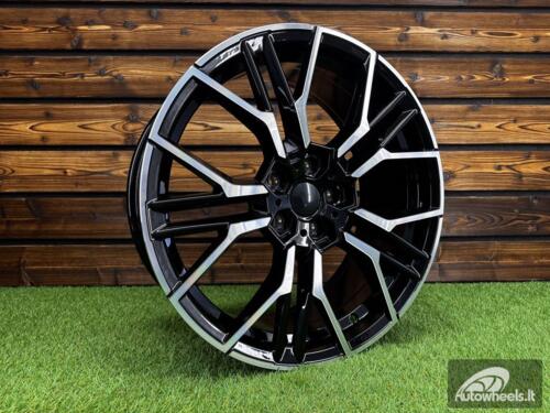 Ratlankis R19x9  5X112  ET  38  66.6  I0405  Black Polished (MB)  For BMW  (Z5)  (Rear+Front)