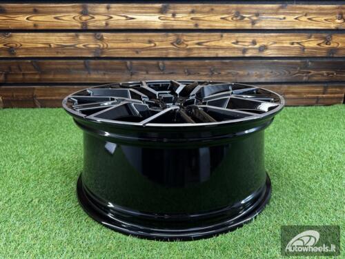 Ratlankis R19x9  5X112  ET  38  66.6  I0405  Black Polished (MB)  For BMW  (Z5)  (Rear+Front)