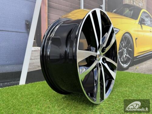 Ratlankis R19x8.5  5X112  ET  40  66.5  I5011  Black Polished (MB)  For AUD  (P2)