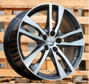 Ratlankis R19x8.5  5X112  ET  40  66.5  I5011  Black Polished (MB)  For AUD  (P2)