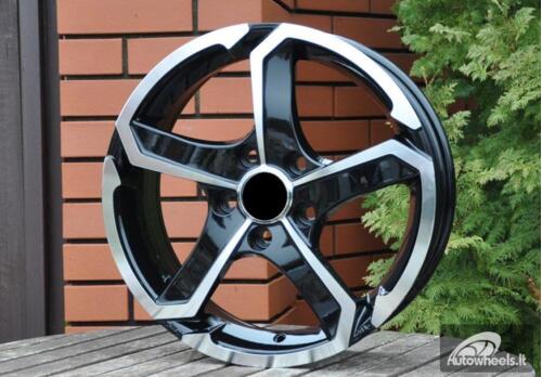 Ratlankis R14x5.5  4X114.3  ET  35  73.1  SH665  Black Polished (MB)  For RACIN  (N)  ()