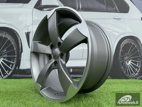 Ratlankis R19x8  5X112  ET  45  66.5  BK217  (IN5069)  Grey Polished Half Matt (MGHM)  For AUD  (P2)