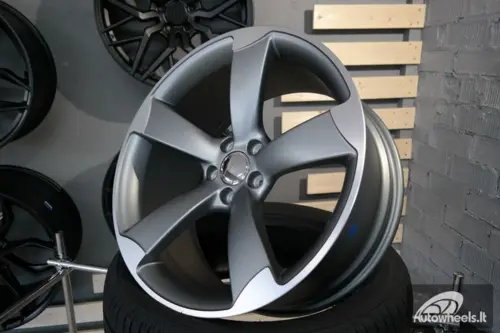 Ratlankis R19x8  5X112  ET  45  66.5  BK217  (IN5069)  Grey Polished Half Matt (MGHM)  For AUD  (P2)