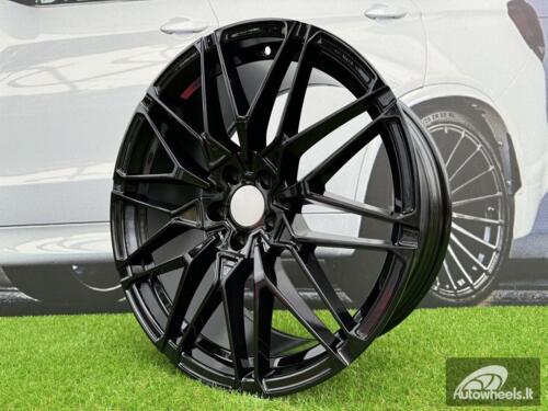 Ratlankis R22x9.5  5X112  ET  37  66.6  B5771  (IN0295)  Black (BL)  For BMW  (K7)  (Rear+Front)