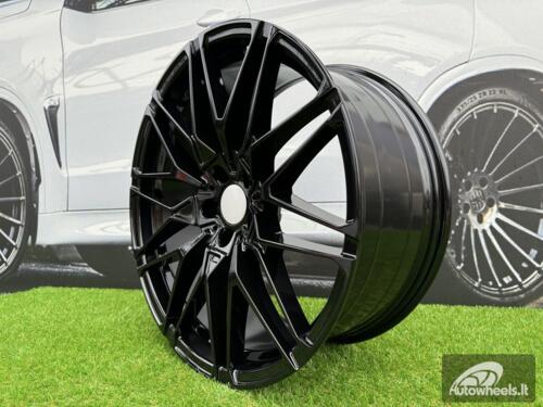 Ratlankis R22x9.5  5X112  ET  37  66.6  B5771  (IN0295)  Black (BL)  For BMW  (Z5+K7)  (Rear+Front)