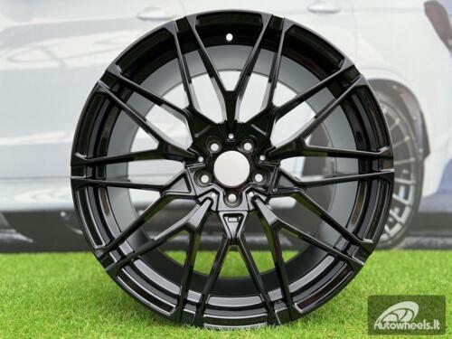 Ratlankis R22x10.5  5X112  ET  43  66.6  B5771  (IN0295)  Black (BL)  For BMW  (Z5+K7)  (Rear+Front)