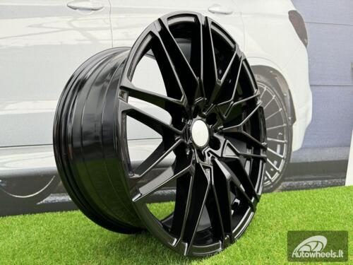 Ratlankis R22x10.5  5X112  ET  43  66.6  B5771  (IN0295)  Black (BL)  For BMW  (Z6+K7)  (Rear+Front)