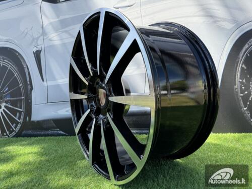 Ratlankis R20x11  5X130  ET  56  71.5  1067  Black Polished (MB)  For PORCH  (P)  (Rear+Front)