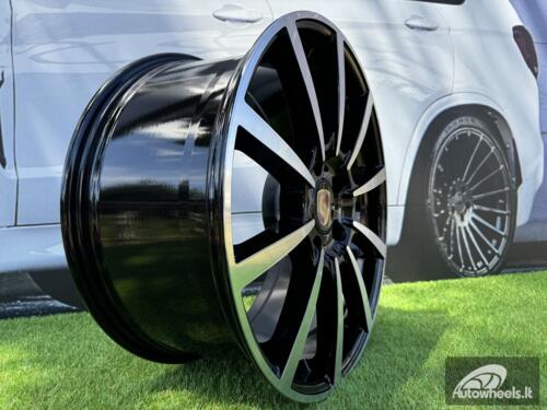 Ratlankis R20x11  5X130  ET  56  71.5  1067  Black Polished (MB)  For PORCH  (P)  (Rear+Front)