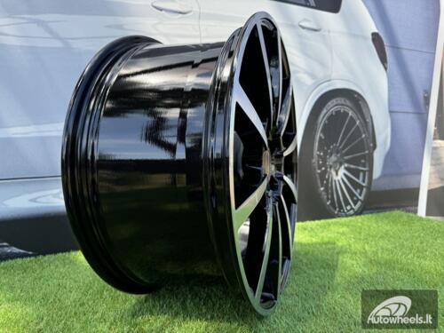 Ratlankis R20x11  5X130  ET  56  71.5  1067  Black Polished (MB)  For PORCH  (P)  (Rear+Front)