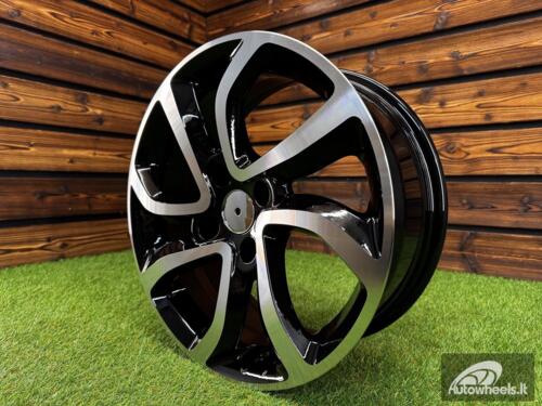 Ratlankis R16x6.5  4X108  ET  26  65.1  A417  Black Polished (MB)  For CITRO  (P)